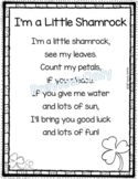 I'm a Little Shamrock - Poem for Kids ~ St. Patrick's Day