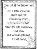 I'm a Little Snowman - Winter Poem for Kids