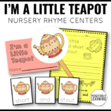 I'm a Little Teapot Nursery Rhyme Centers and Small Readin