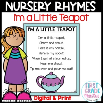 Preview of I'm a Little Teapot Nursery Rhyme