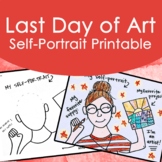 Last Day of Art Class Activity I'm an Artist Printable Sel