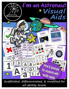Preview of I’m an Astronaut | Visual Aids | Special Education | Science | Space Flash Cards