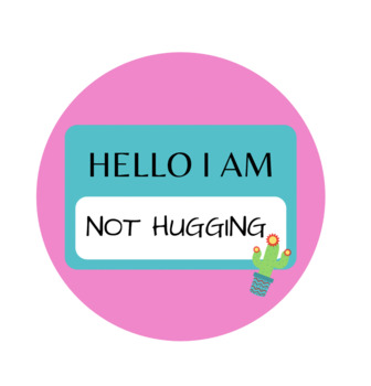 Preview of I'm not hugging Pin