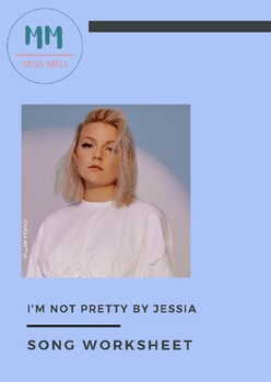 Preview of I'm not pretty- Song Worksheet