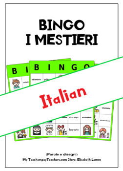 Preview of I mestieri: 3 BINGO games in 1 (per un uso non sessista della lingua italiana)