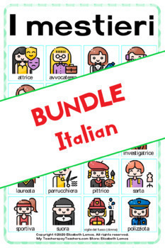 Preview of I mestieri BUNDLE: giochi ed esercizi (uso non sessista della lingua italiana)