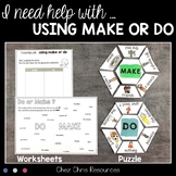 Using Make or Do Worksheets and Puzzle