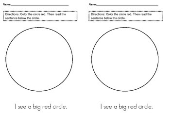 I a red circle. by Leanne Ragas |