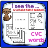 I see the CVC mini books, Cut and paste CVC mini books, Si