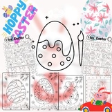 I spy Easter| color Easter eggs |design your Easter egg