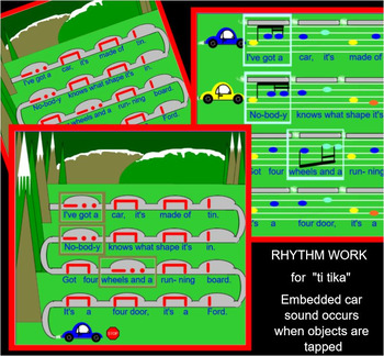 Preview of I've Got A Car - Ti Tika and Re - Smartboard - Accompaniment Parts