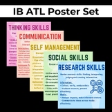 IB Approaches to Learning (ATL) Traits Colorful Posters- A