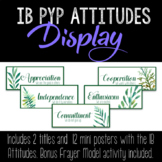 IB Attitudes Posters with Bonus Vocabulary Activity • Leaf