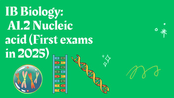 Preview of IB Biology A1.2 Nucleic acid (First exams in 2025)