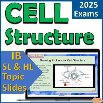 Preview of IB Biology A2.2 Cell Structure - First Exams 2025 - Complete Presentation