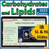 IB Biology B1.1 Carbohydrates and Lipids - First Exams 202