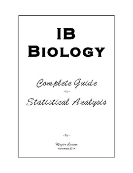 Preview of IB Biology Complete Guide to Statistical Analysis - Student Guide