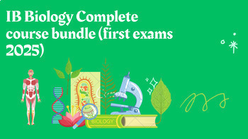 Preview of IB Biology Complete course bundle (first exams 2025)