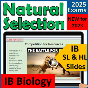 Preview of IB Biology D4.1 Natural Selection - IB Diploma First Exams 2025