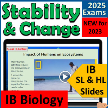 Preview of IB Biology D4.2 Stability and Change - IB Diploma First Exams 2025