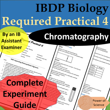 Preview of IB Biology Required Practical 4 - Chromatography - IBDP - Lab Experiment Guide