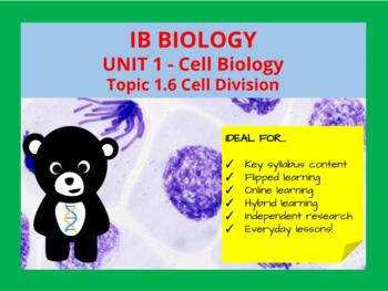 Preview of IB Biology: Topic 1.6 Cell Division
