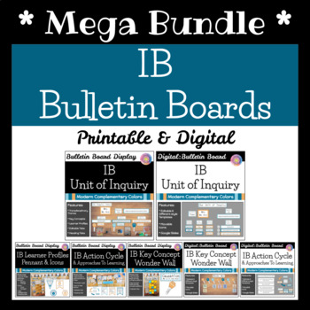 Preview of IB Bulletin Board Display MEGA Bundle *Digital & Printable* (IB PYP or MVP)