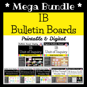 Preview of IB Bulletin Board Display MEGA Bundle *Digital & Printable* (IB PYP or MVP)