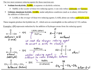 Preview of IB Chemistry SL+HL Organic III (reactivity) notes