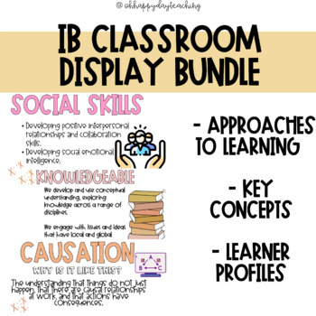 Preview of IB Classroom Display Bundle.