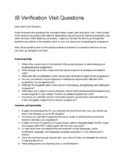 IB Consultant/Authorization MOCK QUESTIONS