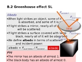 IB DP B.2 Greenhouse effect PPT SL (first exam 2025)
