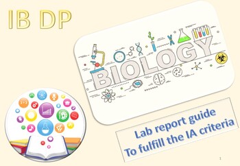 Preview of IB DP Biology IA student workbook 2025