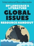 IB DP Language and Literature Global Issues Resource Hando