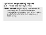 IB DP Physics Option B: Engineering physics HL (last exams 2024)