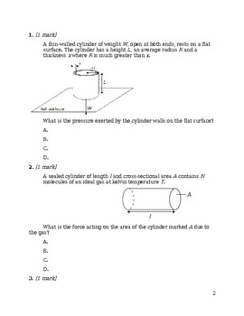 Preview of IB DP Physics: Question book B.3: Gas laws SL (first teaching 2023)
