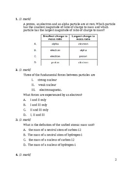 Preview of IB DP Physics: Question book E.3: Radioactive decay SL (first teaching 2023)