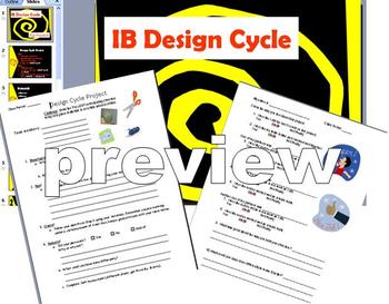 Preview of IB Design Cycle [2-3 Day] Project/Experiment - Middle Years