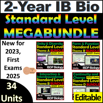 Preview of IB Diploma Standard Level Biology Full Course MEGABUNDLE 1st Exams 2025 New 2023