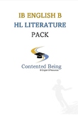 IB ENG B: LITERATURE PACK