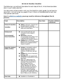 ib ess case study list