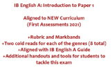 IB English A: Introduction and Paper 1 Practice (Aligned t