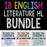 IB English Literature HL Bundle