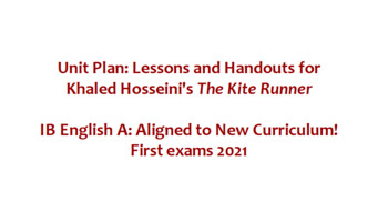 Preview of IB English: The Kite Runner (Aligned to New Curriculum! First exams 2021)