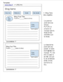 IB French Blog Text Type Template, Prompt, Rubric, Expérie