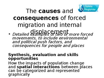 ib geography forced migration case study