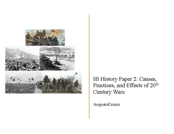 Preview of IB History Paper 2: Causes, Practices, and Effects of 20th Century Wars Review