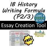 IB History Writing Formula for Papers 2/3