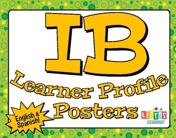 Preview of IB LEARNER PROFILE Posters - English & Spanish