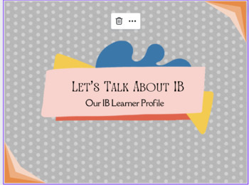 Preview of IB Learner Profile